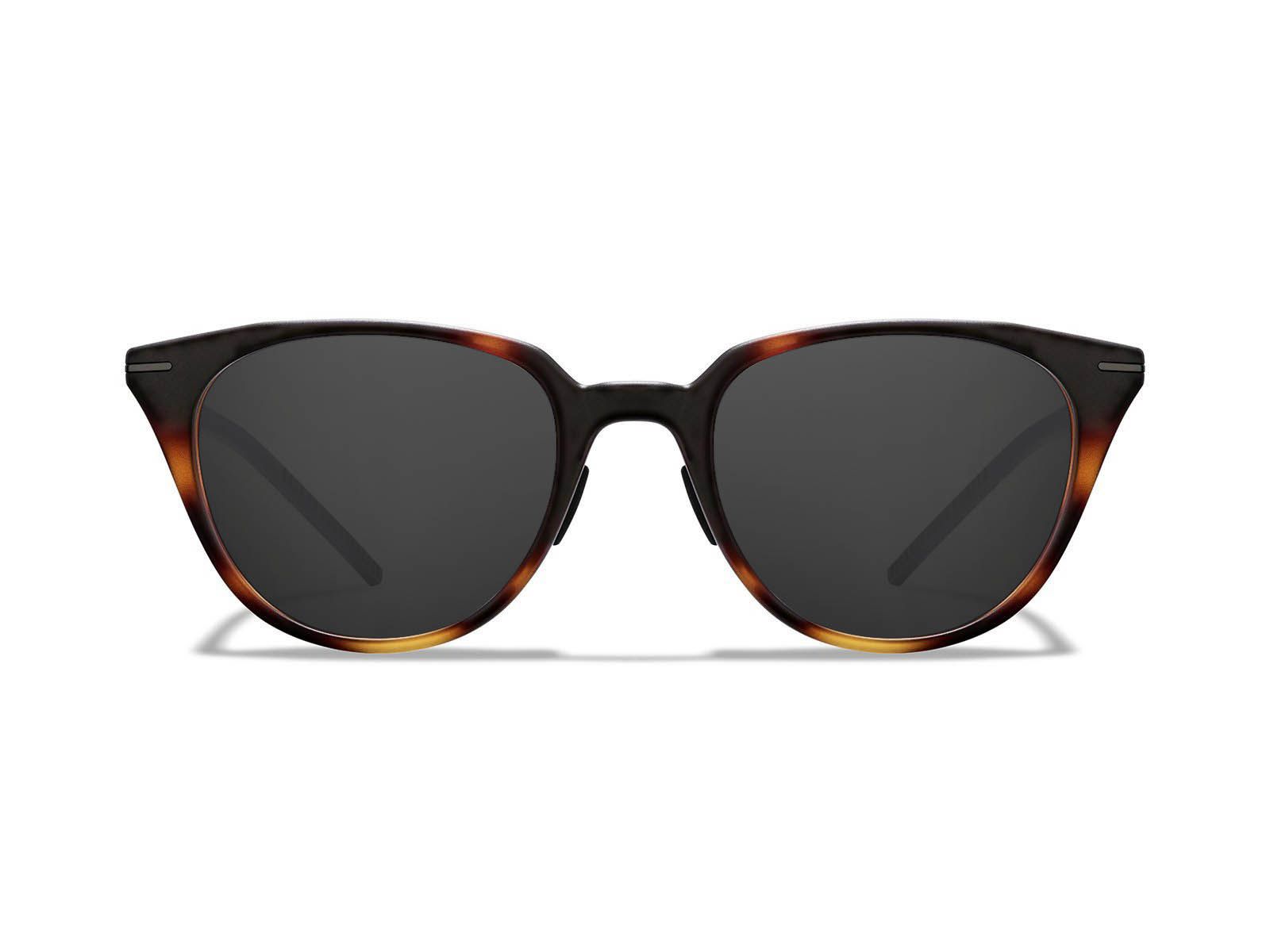 Roka Lola Sunglasses - Tortoise Frame - Dark Carbon (Polarized) Lens
